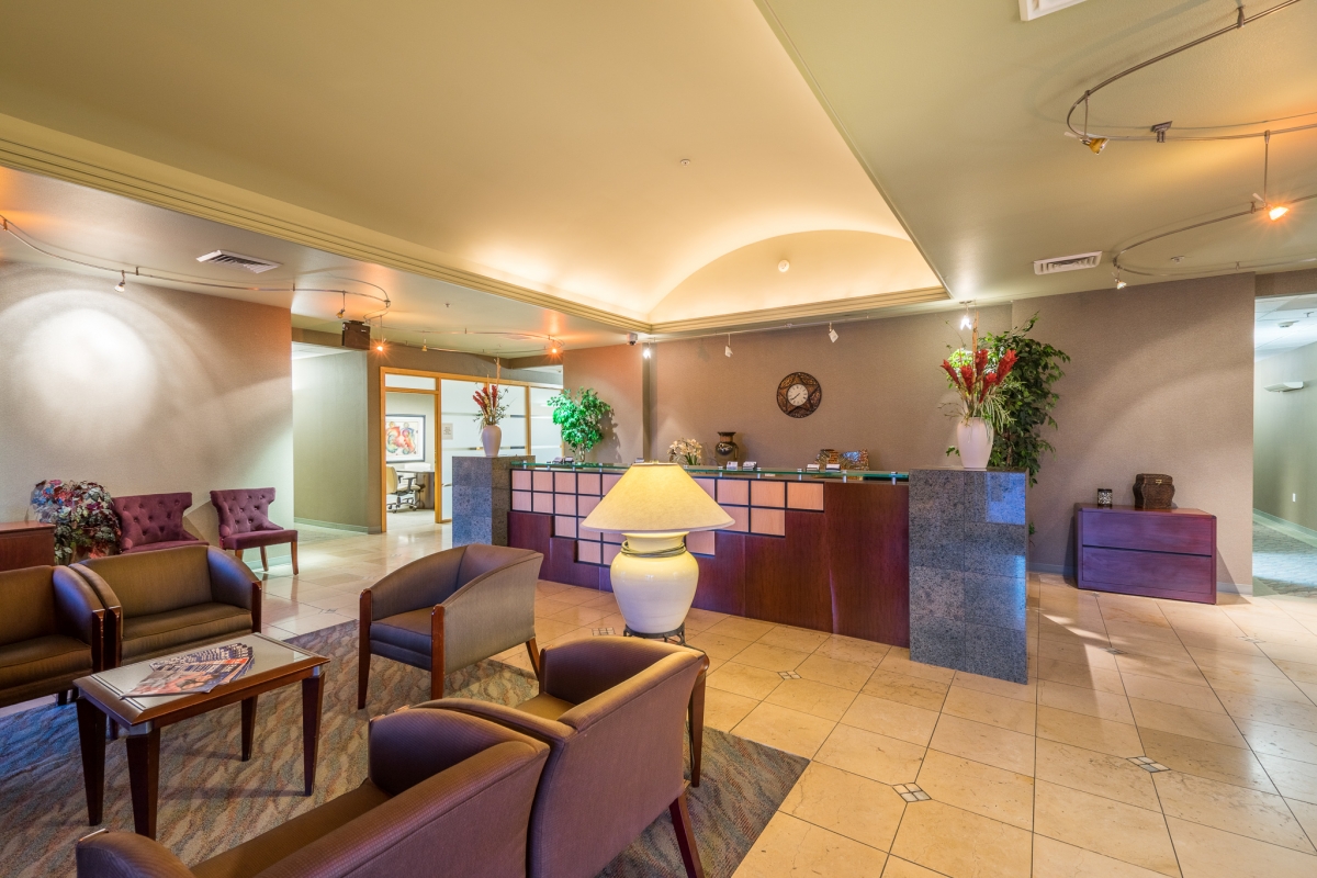 The reception area at our Chandler, Arizona office